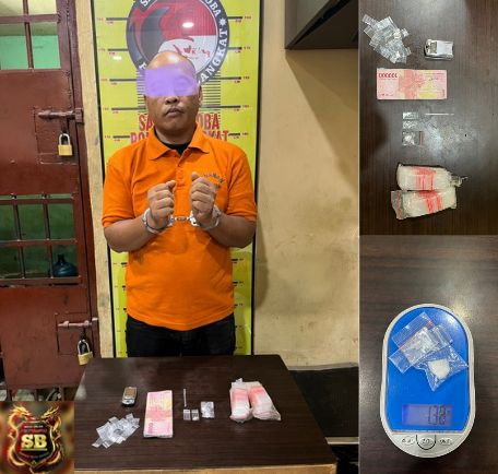 Tak Berkutik Pengedar ganja Di langkat Dirumahnya