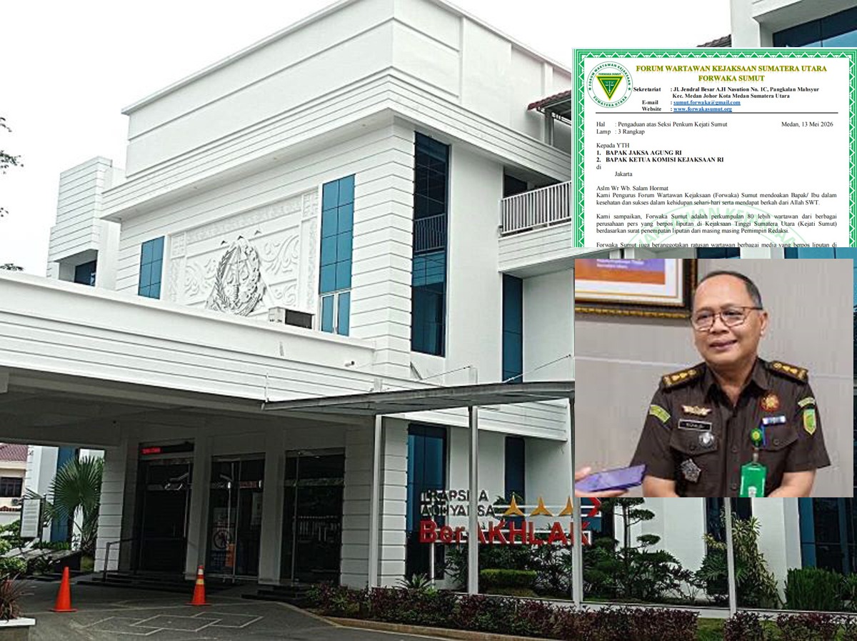 Kasi Penkum Kejati Sumut Dilaporkan Ke Jaksa Agung: Sebut Jurnalis Seenaknya, Kerja Jurnalis Diabaikan